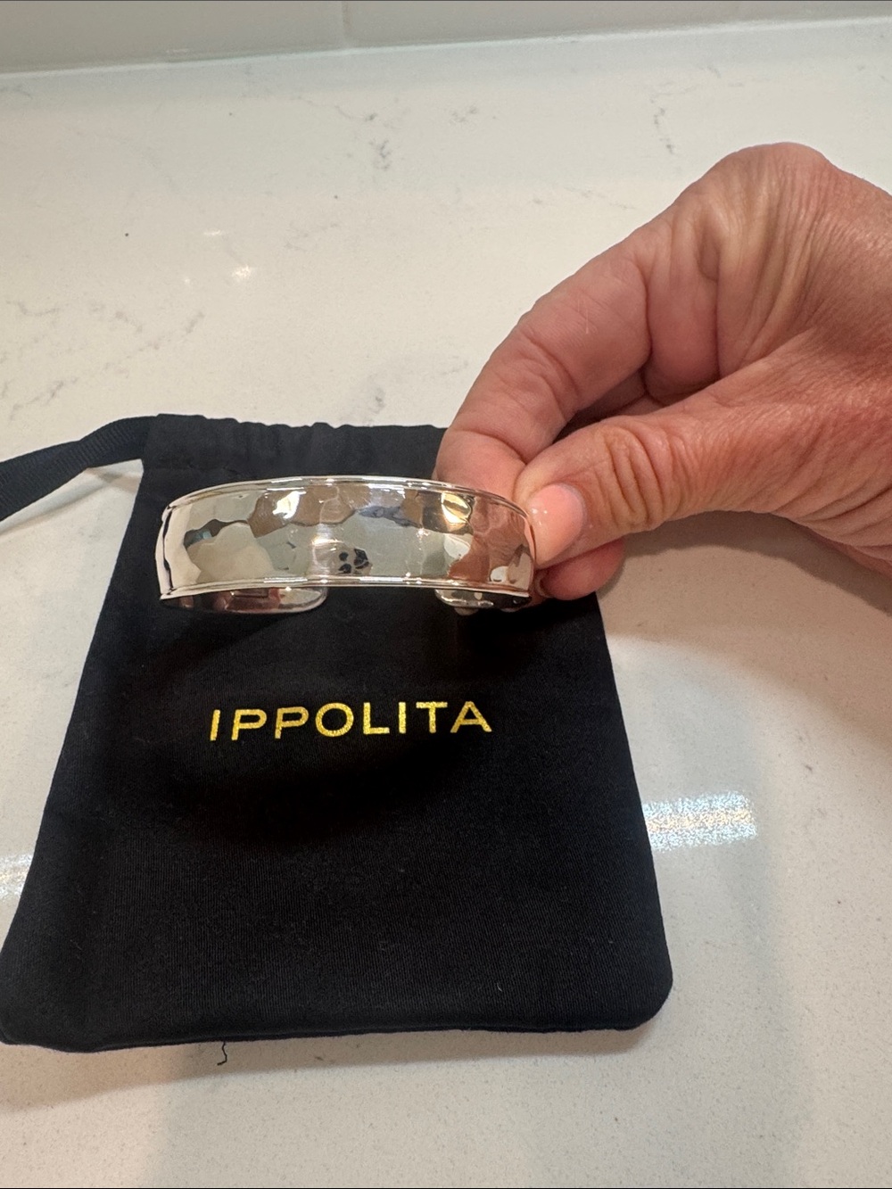 Brand New without tag. Ippolita S/S Classico Thin Goddess Tapered Cuff Bracelet